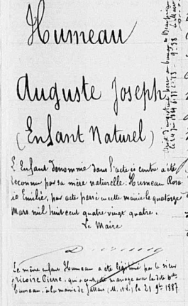 HUMEAU Auguste Joseph