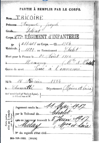 TRICOIRE Auguste Joseph-FMdH