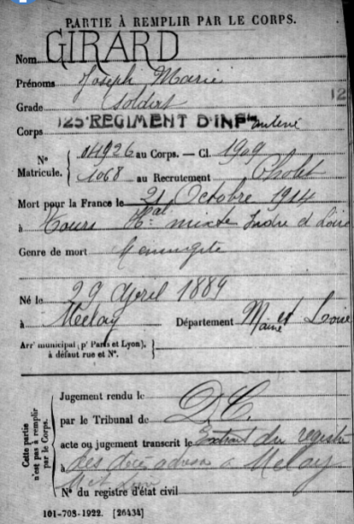 GIRARD Joseph Marie