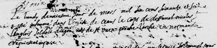 Dragon-Soldat-1676-Chemillé-Notre-Dame-Nicolas LANGLOIS