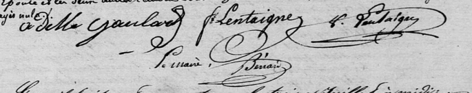 CHAIGNON-GAULARD-Signatures de l'acte de mariage