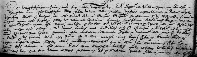 Acte de baptême des jumeaux LEGER - 21 juin 1621 - Villevêque