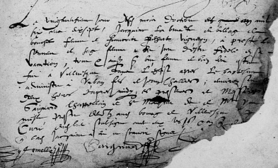 Serment de sage-femme de Jacquine LA BINACHE