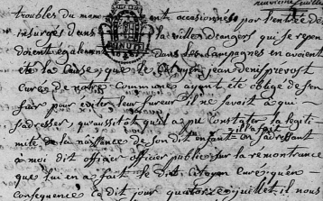 Villevêque - Extrait - Acte