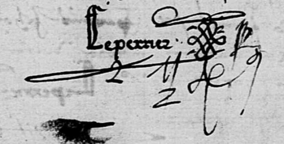 LE PERRIER - Signature