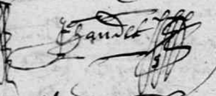 CHAUDET Jean- Sieur de l'Aillerie-1625