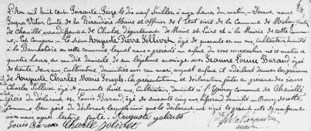 JOLLIVET Auguste Charles- N - 19 juillet 1876