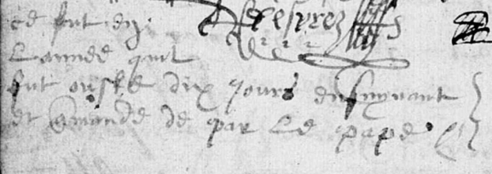 Dix jours de moins-Echemiré