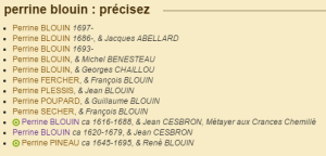 BLOUIN Perrine - Geneanet