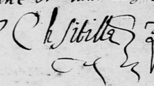 SIBILLE Charles-Sieur de La Loge-1616-Juvardeil