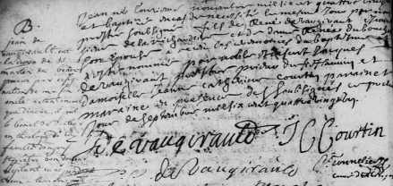 de VAUGIRAULD Jean-B-11-11-1681-Longué