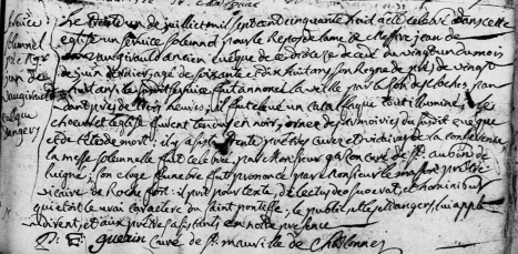 VAUGIRAULT Jean de - Oraison funèbre