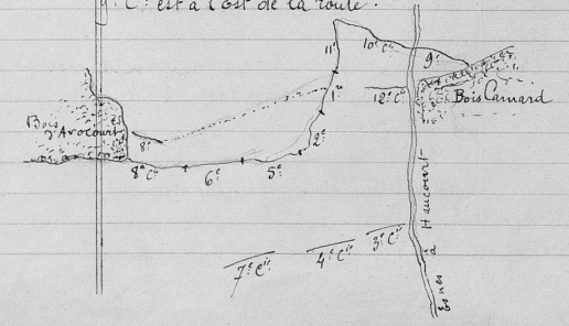 77eRI-Carte Cote 304-avril-mai1916