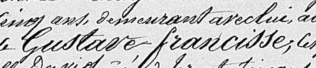 DAVID Gustave Françis-1881-Acte de naissance