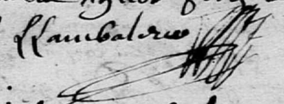 LAMBATEUR Laurent - 1678 - la Tourlandry