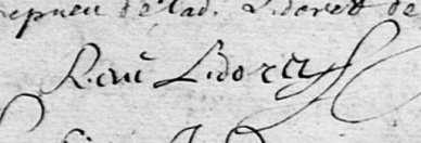 LIDORET René - 1672 -